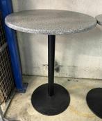 Ronde statafels gemarmerd kunstblad (hoge uitvoering), Ophalen, Gebruikt