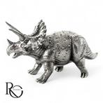 Miniatuur Triceratops dinosaurus 925 zilver, Ophalen of Verzenden, Zilver