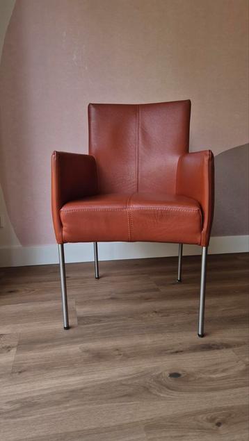 Bert Plantagie Lederen Eetkamerstoelen - Set van 4 beschikbaar voor biedingen