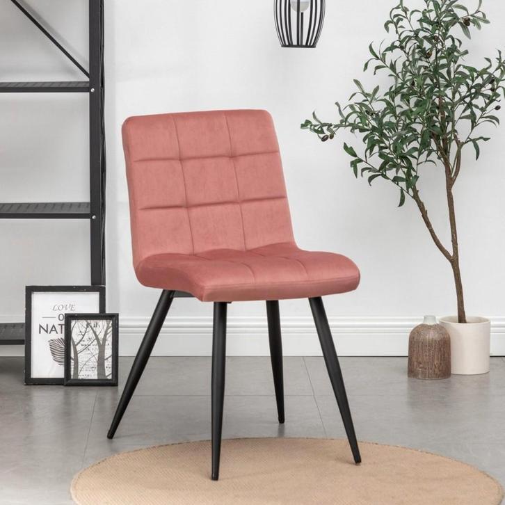 Eetkamerstoel set van 2- Rose-Bastion Square, Huis en Inrichting, Stoelen, Nieuw, Twee, Kunststof, Metaal, Rood, Ophalen