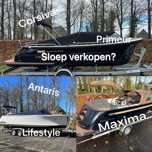 Primeur/Maxima/Corsiva Sloep verkopen?  ✅✅, Watersport en Boten, Sloepen, Zo goed als nieuw, 6 meter of meer, Buitenboordmotor
