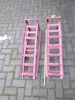 Oprij bokken oprijsteun zware  krik steunen, Auto diversen, Krikken, Ophalen, Gebruikt, Hydraulisch, Garagekrik