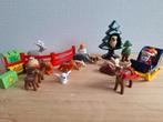 Playmobil 123, set 5497, kerstman, dieren, kerstset, Kinderen en Baby's, Speelgoed | Playmobil, Ophalen of Verzenden, Zo goed als nieuw