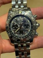 Breitling Chronomat 44 B01 Grijze plaat ab0110 complete set, Sieraden, Tassen en Uiterlijk, Horloges | Heren, Staal, Staal, Breitling