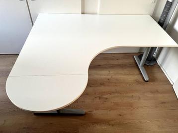 IKEA Galant hoekbureau wit/grijs - afbeelding 1