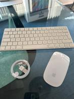 Apple Magic Keyboard en Apple Magic Mouse oplaadbaar, Ophalen, Gebruikt, Draadloos, Qwerty