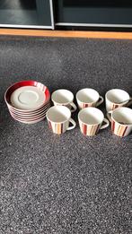 6 espresso kopjes, Ophalen of Verzenden, Overige stijlen, Kop(pen) en/of Schotel(s)