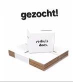 GEZOCHT gratis verhuisdozen (Den Helder), Doe-het-zelf en Verbouw, Kratten en Dozen, Ophalen, Zo goed als nieuw, Doos, 35 tot 50 cm
