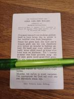 Bidprentje Asten Deurne Anna vd Wallen 1911 1966, Verzamelen, Ophalen, Bidprentje