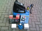 airpress compressor hp 1,5  met 2 tackers  z.g.a.n., Ophalen, 6 tot 10 bar, Zo goed als nieuw, 25 tot 100 liter