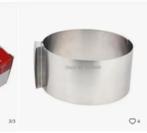 ZGAN! Cake ring mousse ring verstelbaar 16-30 cm €4,49, Ophalen of Verzenden, Zo goed als nieuw