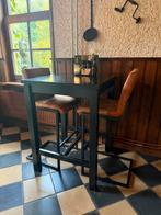 Hoge tafel met 2 krukken, Ophalen, Gebruikt