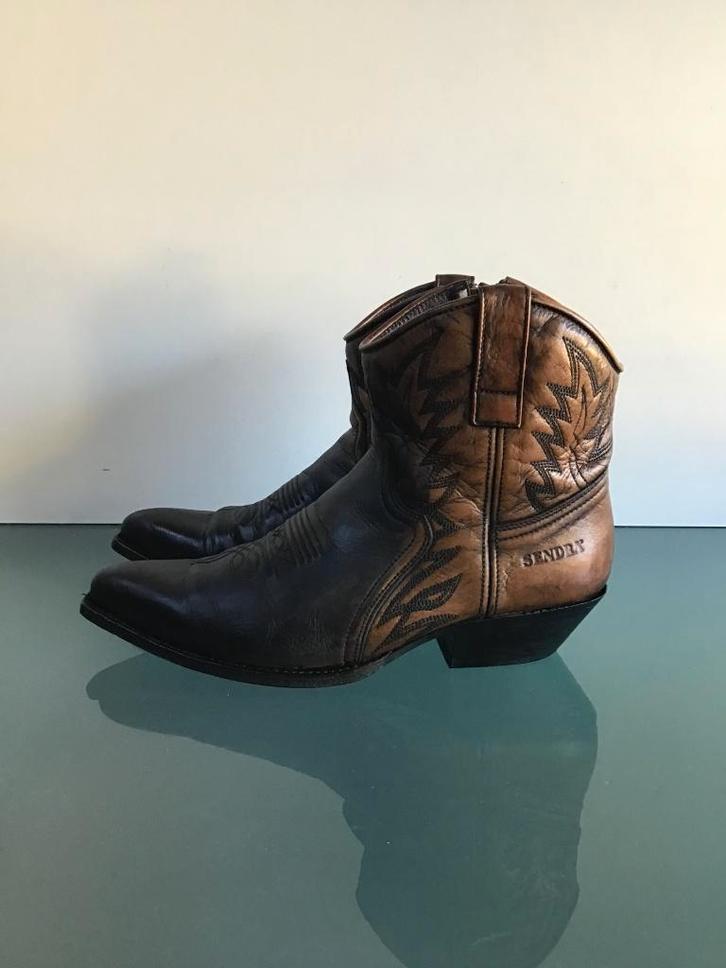 Sendra boho 39 bruin | Leren boots | Gratis verzenden, Kleding | Dames, Schoenen, Zo goed als nieuw, Lage of Enkellaarzen, Bruin