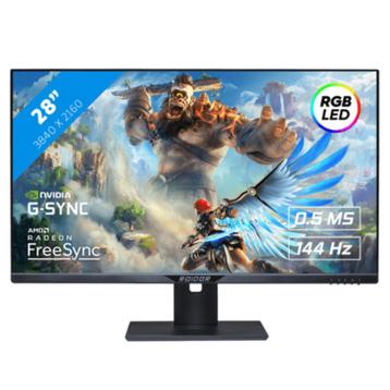 3x nieuwe ongebruikte 4K gaming-monitoren beschikbaar voor biedingen