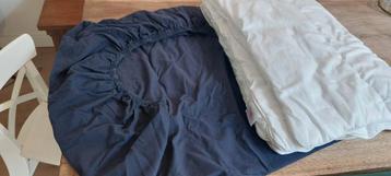 Peuter Dekbed + Molton Donkerblauw Katoen beschikbaar voor biedingen