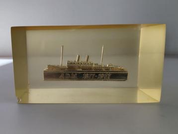 Zilveren ADM droogdok miniatuur in kunsthars, 1977 beschikbaar voor biedingen