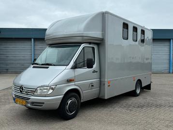Mercedes-Benz SPRINTER 616 / paardenwagen / veewagen / 3 paa beschikbaar voor biedingen