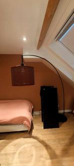 Ikea staande lamp te koop met paarse kap, Ophalen, Zo goed als nieuw, Minder dan 50 cm