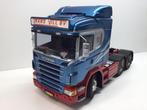 Mooie Scania vrachtwagencombinatie 1:14, Ophalen of Verzenden, Zo goed als nieuw, Elektro, Auto onroad