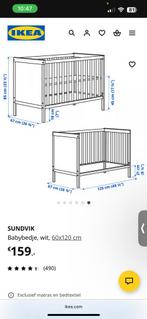 Babybed sundvik ikea, Kinderen en Baby's, Kinderkamer | Bedden, Ophalen of Verzenden, Zo goed als nieuw, 180 cm of meer, 85 tot 100 cm