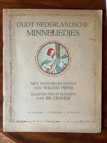 Oudt Nederlandsche Minneliedjes - Bladmuziek beschikbaar voor biedingen