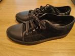 Lanvin cap toe dbb1 zwart suede maat 41, Lanvin, Zwart, Ophalen of Verzenden, Sneakers of Gympen