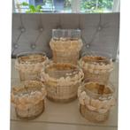 Riviera maison zomer waxinelichtjes, Ophalen of Verzenden, Gebruikt, Overige materialen, Minder dan 25 cm