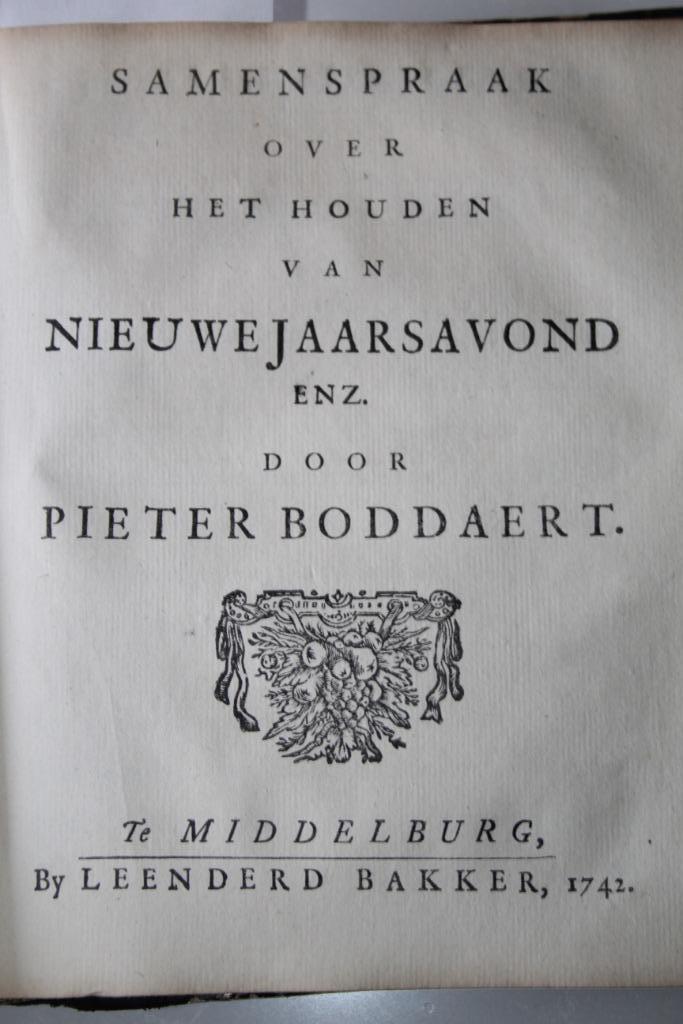 Incomplete dichtbundels Pieter Boddaert (????/1742/1752), Antiek en Kunst, Antiek | Boeken en Bijbels, Ophalen of Verzenden