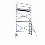 Steiger (smal) 7,2m werkhoogte te huur, Ophalen, Nieuw, Rolsteiger of Kamersteiger, 5 meter of hoger