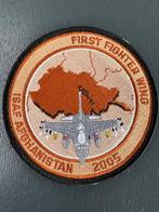 ISAF First Fighter Wing Afghanistan 2005, Verzamelen, Ophalen of Verzenden, Luchtmacht, Overige gebieden, Embleem of Badge