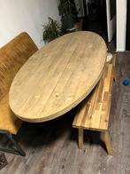 Eetkamertafel ovaal, Huis en Inrichting, Tafels | Eettafels, Ophalen, 100 tot 150 cm, 200 cm of meer, Zo goed als nieuw
