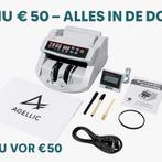 Geldtelmachine + valsgeld-detector –1000 biljetten/min, Zakelijke goederen, Kantoor en Winkelinrichting | Kassa's en Betaalsystemen