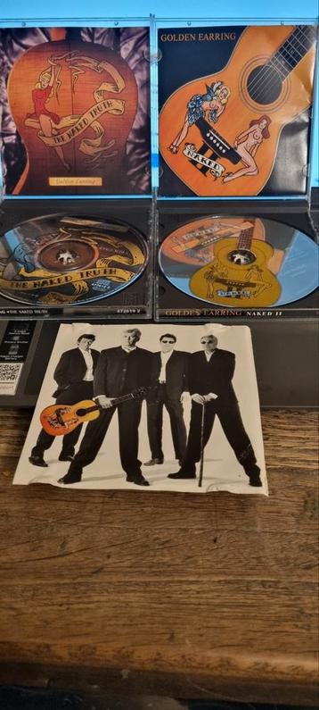 2 CD's Golden Earring: Naked en The Naked Truth beschikbaar voor biedingen