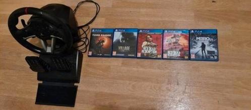 Ps4 games en hori stuur met gaspedaal, Spelcomputers en Games, Games | Sony PlayStation 4, Zo goed als nieuw, Ophalen
