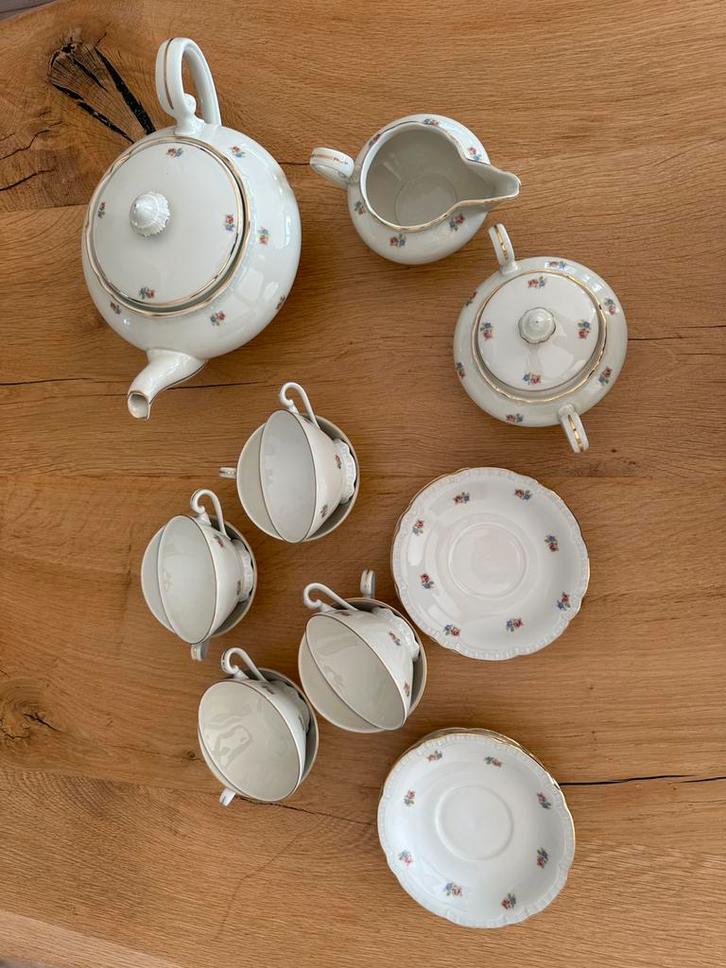 Theeservies Epiag, Antiek en Kunst, Antiek | Servies compleet, Ophalen of Verzenden