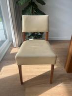 6x notenhouten Eetkamerstoelen, Huis en Inrichting, Stoelen, Ophalen, Gebruikt, Bruin, Vijf, Zes of meer stoelen