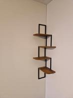 Hoek Wandplank - Hout en Metaal, Ophalen of Verzenden, Zo goed als nieuw