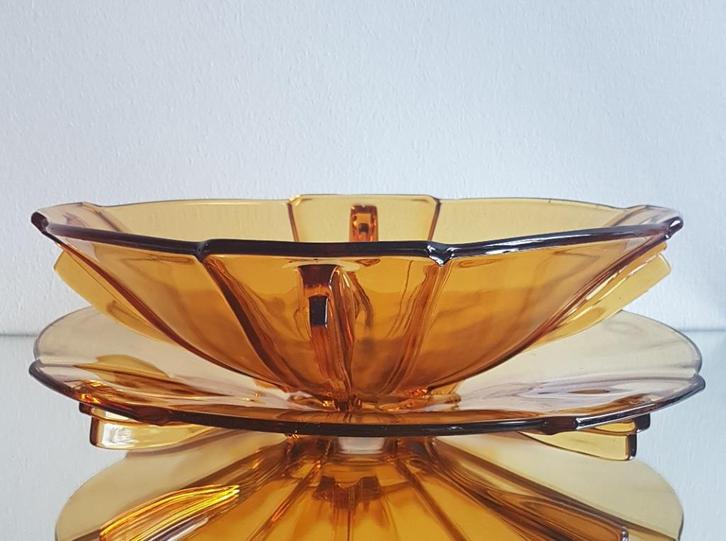 Hermanova Hut-C.Stölzle, Kom-Schaal, Model 19251, Art-Deco, Antiek en Kunst, Antiek | Glas en Kristal, Ophalen of Verzenden