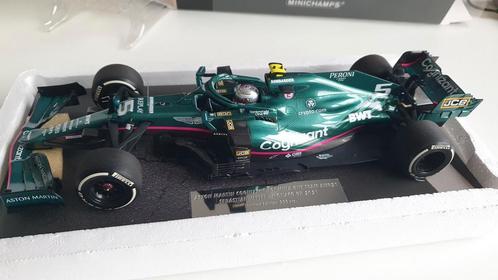 Minichamps 1/18 Aston Martin AMR21 Vettel Monaco 2021, Hobby en Vrije tijd, Modelauto's | 1:18, Nieuw, Auto, MiniChamps, Ophalen of Verzenden