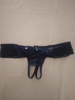 Zwart kant, Kleding | Dames, Ondergoed en Lingerie, Ophalen of Verzenden, Zwart, String