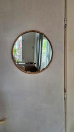 Ronde spiegel rotan, Huis en Inrichting, Woonaccessoires | Spiegels, Minder dan 100 cm, Minder dan 50 cm, Rond, Zo goed als nieuw