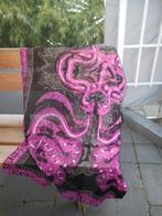 Mooie langwerpige sjaal met een slangenprint paars, Verzenden, Nieuw, Sjaal