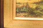 Schilderij Van Een Herder Met Zijn Schapen 45587, Huis en Inrichting, Woonaccessoires | Schilderijen, Tekeningen en Foto's, Minder dan 50 cm