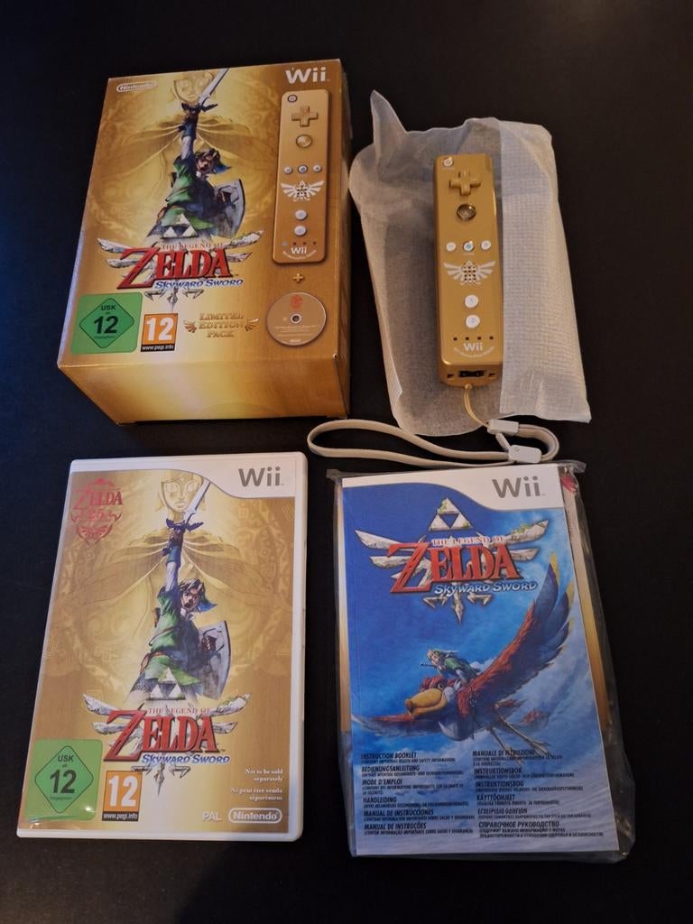 Nintendo Wii Zelda Skyward sword  limited edition pack, Spelcomputers en Games, 1 speler, Zo goed als nieuw, Vanaf 12 jaar, Ophalen