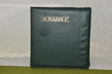 vintage Scrabble reiseditie in mapje met rits Spear Games beschikbaar voor biedingen