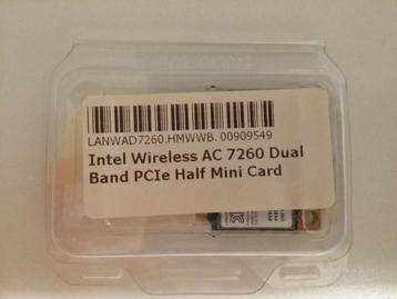 Intel wireless AC7260 Dual Band PCIe Half Mini Card  beschikbaar voor biedingen