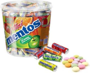 150 stuks Mentos Fruit Silo Snoep Vegan - GRATIS VERZENDING beschikbaar voor biedingen