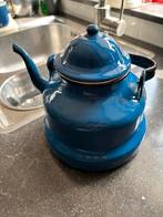 Blauwe theepot, Antiek en Kunst, Antiek | Emaille, Ophalen of Verzenden