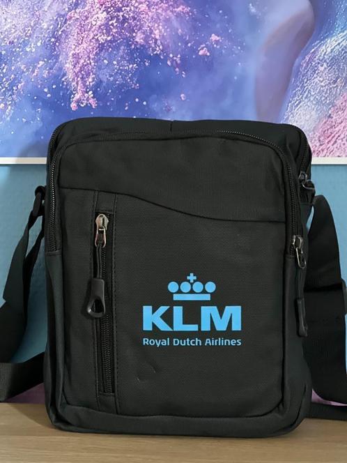 KLM schoudertassen, Sieraden, Tassen en Uiterlijk, Tassen | Schoudertassen, Nieuw, Overige merken, Blauw, Verzenden