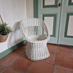 Vintage rotan kinderstoel wit, Ophalen, Zo goed als nieuw, Overige typen